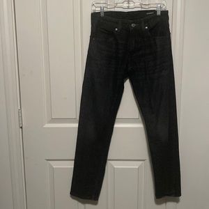 Bonobos black jeans 28x30 slim